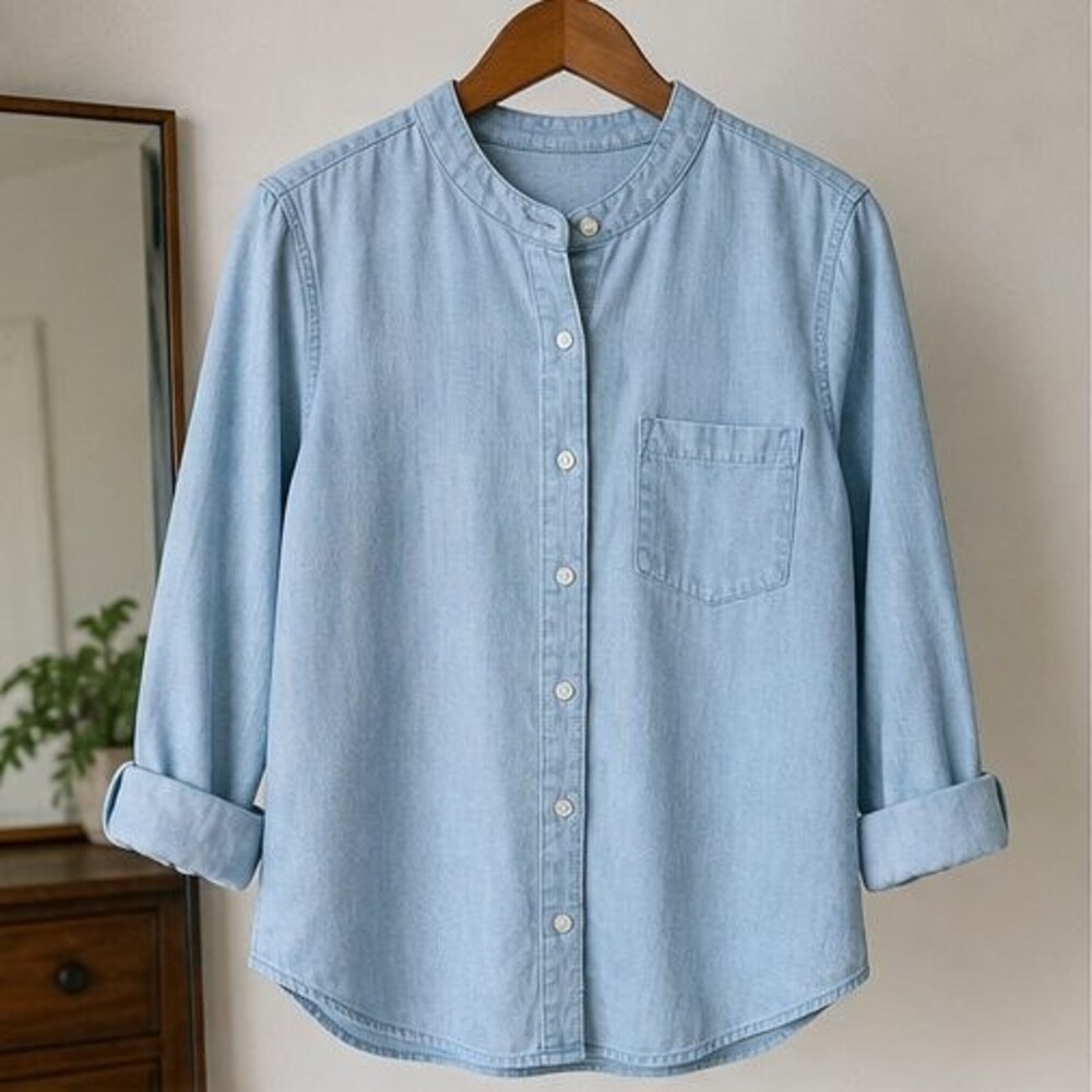 Emerald Tie Neck Blouse